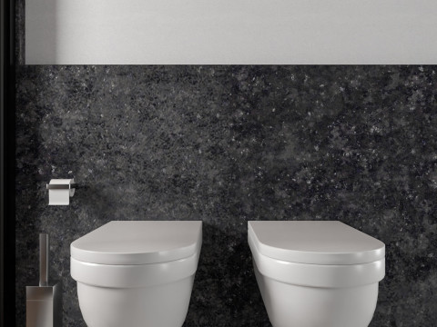 Modern Bathroom 3 interior Model 3D