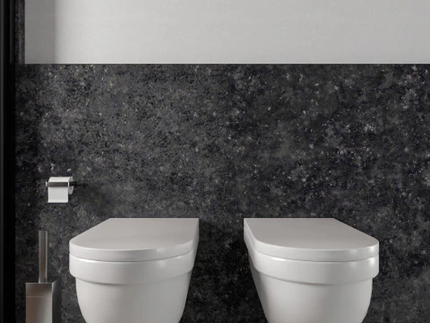 Modern Bathroom 3 interior 3D Model