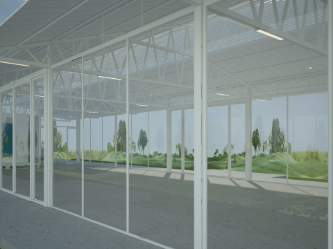Modern Event Hall 3Dモデル