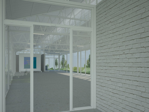 Modern Event Hall 3Dモデル
