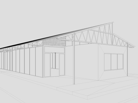 Modern Event Hall 3Dモデル