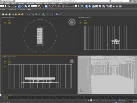 Modern Event Hall 3Dモデル