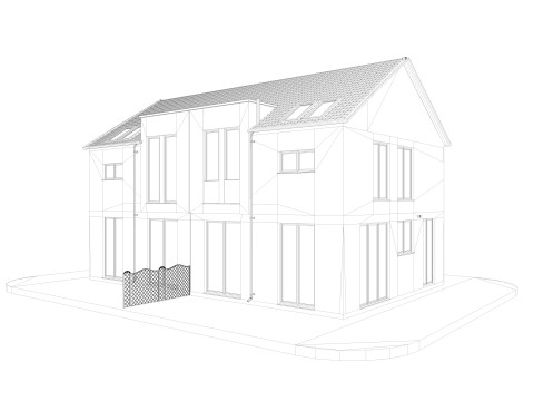 Modern Houses Collection 3D Model