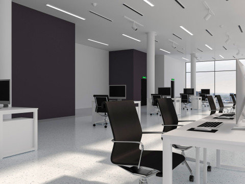Modern Office interior 3D-Modell