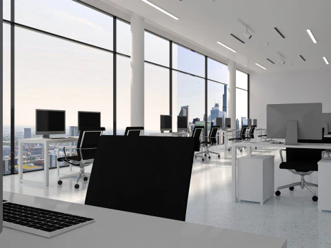 Modern Office interior 3D Model