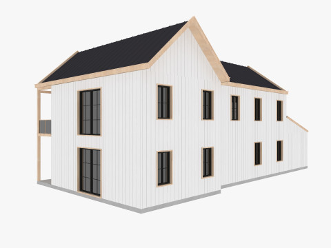 Modern Residential House 5 Low-poly 3D मॉडल