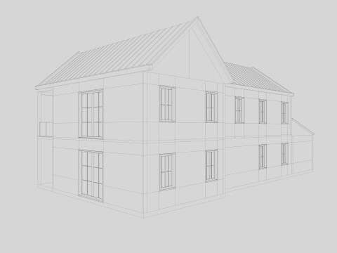 Modern Residential House 5 Low-poly 3D मॉडल