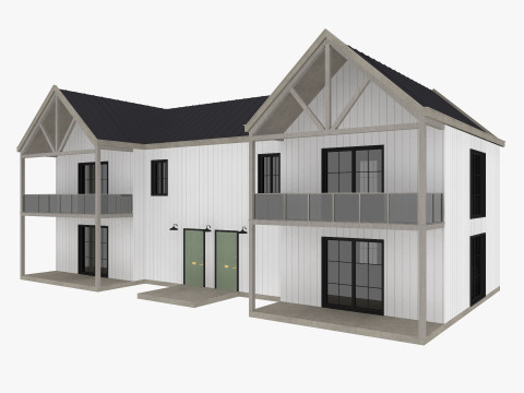Modern Residential House 6 Modelo 3D