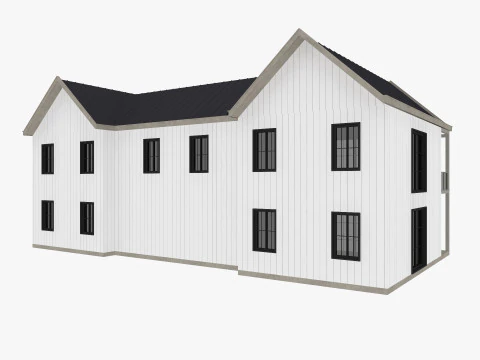 Modern Residential House 6 3D Model