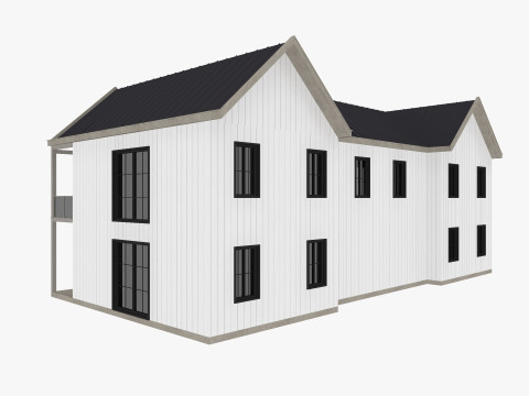 Modern Residential House 6 Modelo 3D