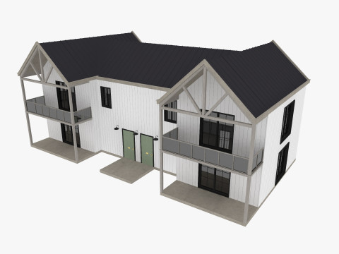 Modern Residential House 6 Modelo 3D