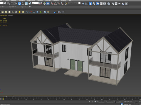 Modern Residential House 6 Modelo 3D