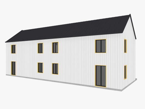 Modern Residential House 7 Low-poly 3D Model