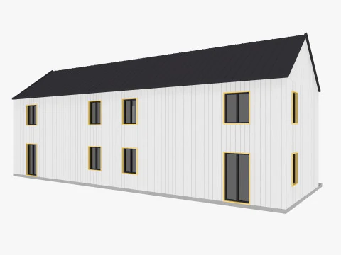Modern Residential House 7 Low-poly 3D Model