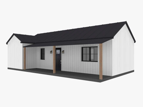 Modern Residential Houses 3D Model