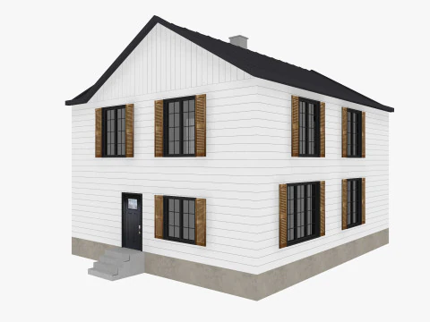 Modern Residential Houses 3D Model