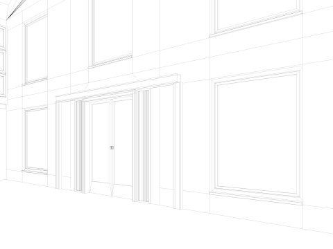 Modern Warehouse interior and exterior 2 3D Model