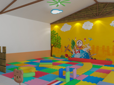 Nursery School Classroom 3D Model