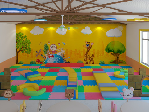 Nursery School Classroom 3D Model