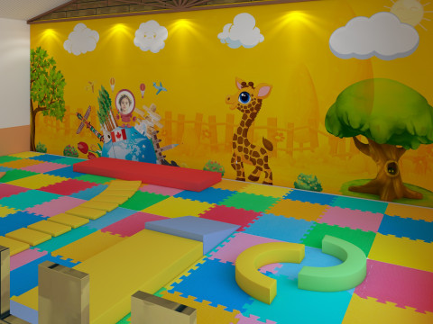 Nursery School Classroom 3D Model