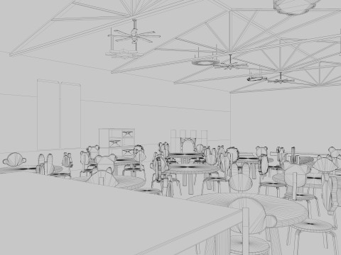 Nursery School Classroom 3D Model
