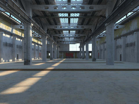 Old Factory Building 3D Model