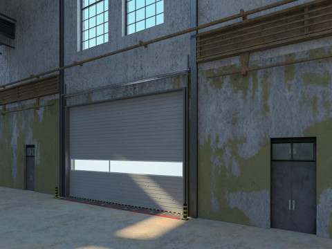 Old Factory Building 3Dモデル