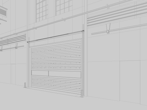 Old Factory Building 3Dモデル