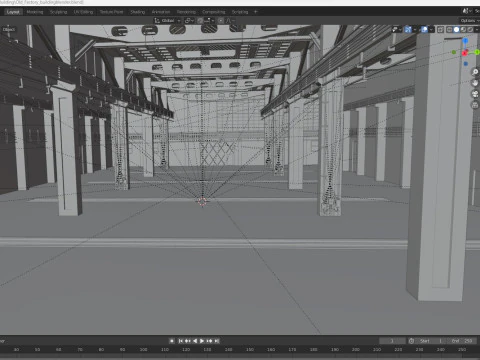 Old Factory Building 3D Model