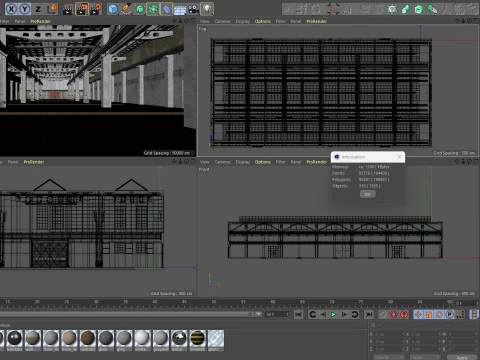 Old Factory Building 3D Model