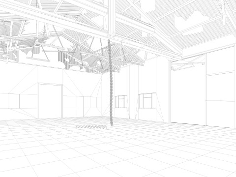 Old Warehouse 3 interior and exterior Modelo 3D