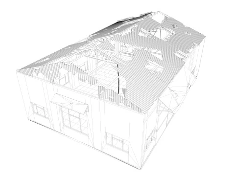 Old Warehouse 3 interior and exterior 3D Model