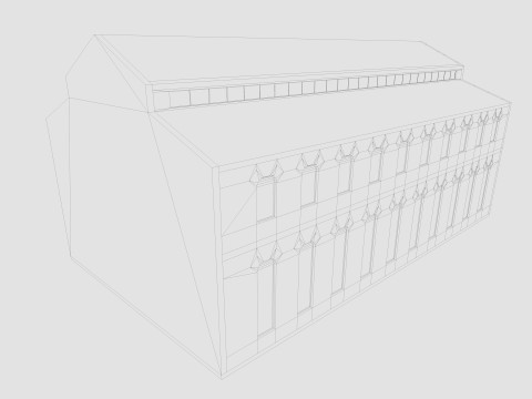 Old Warehouse 5 interior and exterior 3D Model