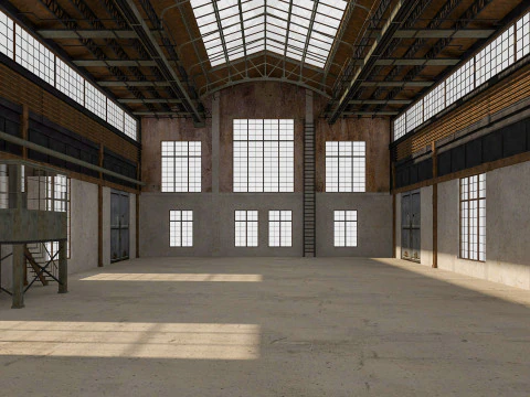 Old Warehouse 6 3D Model