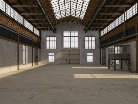 Old Warehouse 6 Model 3D