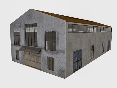 Old Warehouse 6 3D Model