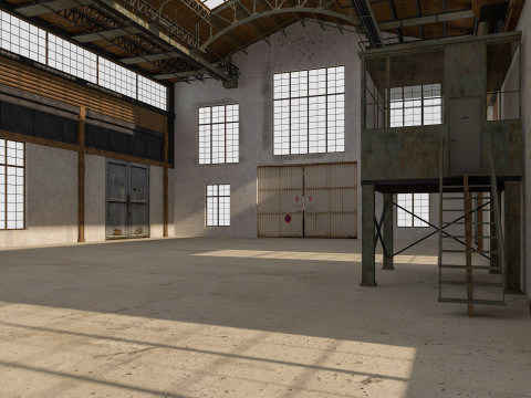 Old Warehouse 6 Model 3D