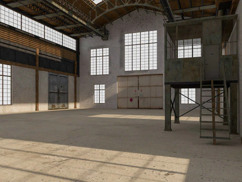 Old Warehouse 6 3D Model