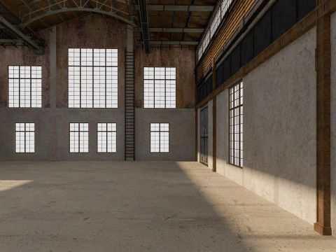 Old Warehouse 6 3D Model