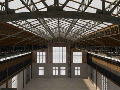 Old Warehouse 6 3D Model