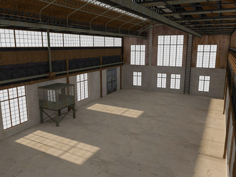 Old Warehouse 6 Model 3D