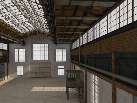Old Warehouse 6 Model 3D