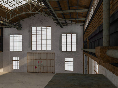 Old Warehouse 6 Model 3D