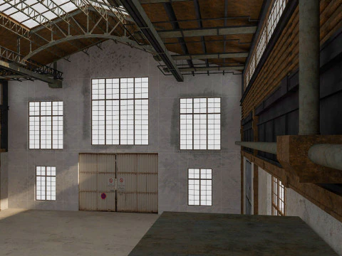 Old Warehouse 6 3D Model