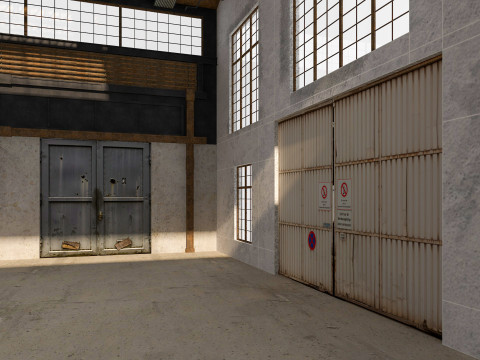 Old Warehouse 6 Model 3D