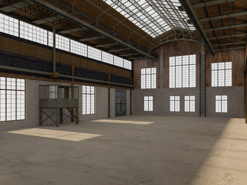Old Warehouse 6 Model 3D
