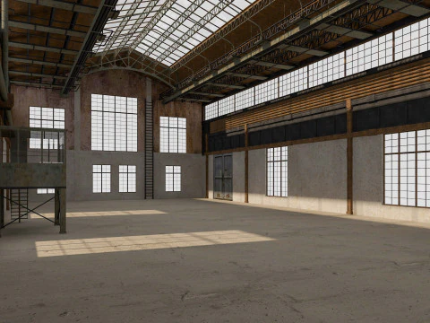 Old Warehouse 6 3D Model