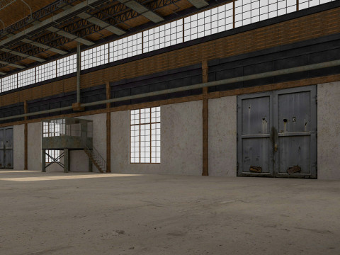 Old Warehouse 6 Model 3D