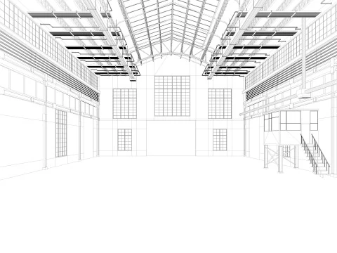Old Warehouse 6 3D Model