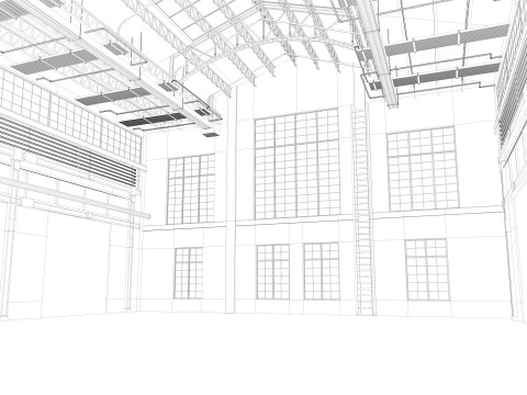 Old Warehouse 6 Model 3D